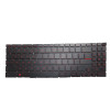 Laptop Red Backlit Keyboard For MSI Creator Z16 HX Studio A13V A13VETA A13VFTA A13VGTA MS-15G3 United Kingdom UK Black Without Frame New(Red Word)
