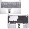 Laptop PalmRest&Keyboard For HP Pavilion 15-FC0000 15-FD0000 N36752-001 gray keycaps without fingerprint United States US Silver new