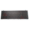 Laptop Keyboard For Tongfang GK7CP5R United States US No Backlit Red No Frame New