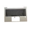 Laptop PalmRest&Keyboard For HP ProBook 445 G8 M23769-001 with backlit with SD slot United States US Silver New