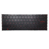 Laptop Backlit Keyboard Red Words For MSI PS63 Modern 8M 8MO 8RC 8RD 8RDS 8SC French FR Black Without Frame New