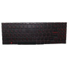 Laptop Red Backlit Keyboard For MSI Crosshair 15-C12V Series Crosshair 15 C12VE C12VF C12VG Russian RU Black Without Frame New(Red Word)