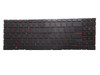 Laptop Red Backlit Keyboard For MSI Sword 15-A12V Series Sword 15 A12VE A12VF A12VG Bulgaria BG Black Without Frame New(Red Word)