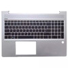 Laptop PalmRest&Keyboard For HP ZHAN 66 Pro 15 G2 L57505-001 L51672-001 without backlit United States US Silver New