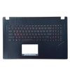 Laptop PalmRest&keyboard For ASUS ROG Strix FX73VE Black Upper Case Bulgaria BG With Backlight keyboard