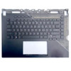 Laptop PalmRest&keyboard For ASUS ROG Strix Scar 15 90NR08E2-R31US0 Black top case With RGB Backlight United States US Keyboard