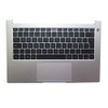 Laptop PalmRest&keyboard For Honor MagicBook 14 NbI-WAQ9R Silver Top Case Nordic NE Black keyboard With Touchpad