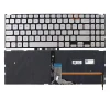 Laptop Keyboard For ASUS F515EA F515FA F515JA F515JP F515KA F515MA Without Frame Silver United States US With Backlit