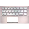 Laptop PalmRest&keyboard For ASUS Vivobook 15 X532F X532FA X532FL PINK Top case With Backlit United States US keyboard