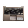 Laptop PalmRest&keyboard For ASUS Vivobook 14 X411 X411U X411UA X411UF X411UN X411UQF Gold Top Case United States US Black keyboard