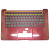 Laptop Red PalmRest&BR Keyboard For Positivo H003-33 YMS-0075-B D1459 H003-51 YMS-0075-F D1459L Red Blue Words No Touchpad