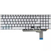 Laptop Keyboard For ASUS Vivobook 17 P1702ZA S1702ZA X1702ZA Without Frame Silver United States US With Backlit
