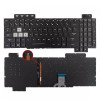 Laptop Keyboard For ASUS TUF Gaming FX95DD United States US With Backlit Black with white letters
