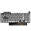 Laptop Keyboard For ASUS TUF Gaming A15 FA507RR FA507RM FA507RE FA507RC FA507RF FA507RW White Without Frame With Colorful Backlight United States US