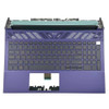 Laptop Palmrest For DELL G15 5530 5535 2023 0YPYC1 YPYC1 Without RGB Backlit English US Keyboard Purple Upper Case New