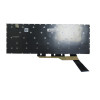 Laptop Per key RGB Backlit Keyboard For MSI Creator Z16 A11U A11UE A11UET A12U A12UET French FR Black No Frame