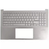 Laptop PalmRest&keyboard For ASUS Vivobook 15 KM3500QA Silver Top Case With Backlit United States US keyboard Used