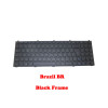 Laptop Keyboard For CLEVO W270EUQ W270HNQ W270HPQ W270HSQ W270HUQ W271BUQ W271BZQ W271CZQ W271EFQ W271EGQ W271ELQ W271ENQ W271EUQ W350HU Brazilian BR With Black Frame New