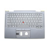 Laptop PalmRest&keyboard For Lenovo Thinkpad X1 Yoga 7th Gen 5M11H45786 5M11H45860 English US With Backlight Gray WWAN New