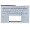 Laptop PalmRest&keyboard For ASUS ZenBook 13 UX334 UX334F UX334FA UX334FAC UX334FL UX334FLC White Top Case With Backlit Russian RU Keyboard