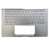 Laptop PalmRest&keyboard For ASUS ZenBook 13 BX334 BX334F BX334FA BX334FAC BX334FL BX334FLC Silver Top Case With Backlit United Kingdom UK Keyboard