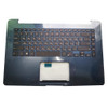 Laptop PalmRest&keyboard For ASUS ZenBook UX530U UX530UX UX530UQ Blue Upper Case Black Russian RU Keyboard