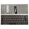 Laptop Keyboard For CLEVO W940SU MP-12R78PA-4302 6-80-W9400-330-1 Brazil BR Silver Frame New