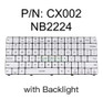 New Ultrasound Keyboard For SIEMENS CX002 NB2224 United States US White With Backlit New