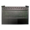 Laptop Black PalmRest&Keyboard For HP Pavilion Gaming 16-A0000 M02039-001 Green Words with backlit&Touchpad United States US