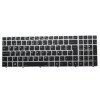 Laptop Backlit Keyboard For CLEVO PB50 PB50DDS PB50DF1 PB50DF2 PB50ED PB50ED1 PB50EF PB50RC PB50RD PB51ED PB51ED1 PB51EF PB51RC PB51RD PB51RF PB50RF-G PB50RF1-G Spanish SP Silver Frame New