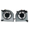 Laptop CPU GPU Fan For CLEVO PC51DR PC51DR(-D) PC51DR(-G) PC51DR-D PC51DR-G 4PIN DC5V 0.5A New