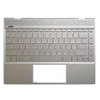 Laptop PalmRest&keyboard For HP for ENVY 13-AH0000 L19540-001 with backlit United States US Silver new