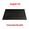 Laptop RGB Backlit Keyboard For Gigabyte V184945AS1 US 27703-US5XA-S10S Colourful Backlit English US Black No Frame New