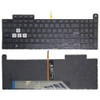 Laptop Keyboard For ASUS TUF Gaming F15 FX577ZM FX577ZV4 FX577VI FX577VI4 FX577VU FX577VV FX577ZU4 FX577ZC FX577ZC4 Black Without Frame With Colorful Backlight United States US