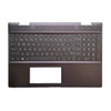 Laptop PalmRest&keyboard For HP Envy X360 15-CP0000 15Z-CP000 L32763-DH1 Nordic NE Brown