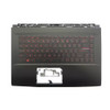 Black Laptop PalmRest&US Backlit Keyboard For MSI GF63 307-6R1C211-HG0 3076R1C211HG0 15.6 English With Red Word New
