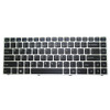 Laptop Keyboard For Ekimia Drift N131 N141 English US Black With Silver Frame With Backlit New