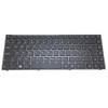 Laptop Keyboard For Ekimia Drift N131 N141 United Kingdom UK Black With Gray Frame With Backlit New