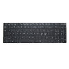 Laptop Keyboard For Ekimia Polar 1 NORDIC NR With Black Frame With Backlit New