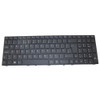 Laptop Keyboard For Ekimia P650SE United Kingdom UK With Monochrome White Backlit Black Frame New