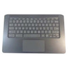 Laptop Palmrest&Keyboard For HP Chromebook 14-CA000 L17093-001 with touchpad no backlit United States US Dark Gray