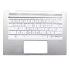 Laptop Palmrest&Keyboard For HP Chromebook X360 14B-CA0000 L73308-001 with backlit United States US Silver