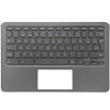 Laptop Palmrest&Keyboard For HP Chromebook 11A G6 EE L52192-071 Spanish SP Dark Gray New