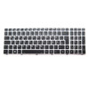 Laptop Keyboard For NovaCustom PC70 Germany GR Black With Silver Frame Without Backlit New