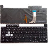 Laptop keyboard For ASUS ROG Strix G GL731GU Black With RGB Backlit United States US