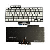 Laptop Keyboard For ASUS Rog Zephyrus G14 GA402X GA402XV GA402XY GA402XZ GA402XU GA402XI United Kingdom UK With Backlit Without Frame White