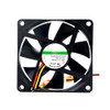 Cooling Fan For SUNON KDE0507PHV2 DC5V 1.0W 7CM 3Lines New