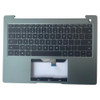 Laptop PalmRest&keyboard For HUAWEI Matebook 14s 2023 HKD-W56 HKD-W58 HKD-W7 Green Top Case With Backlit United States US Black Keyboard