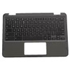Laptop Palmrest For DELL Chromebook 3110 2-in-1 0CKY67 CKY67 AP3JD000400 Without WFC Without Backlit English US Keyboard Without Touchpad Black Upper Case New