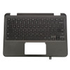 Laptop Palmrest For DELL Chromebook 3100 0DTMM7 DTMM7 Without Right-Side IO USB Ports Without Backlit English US Keyboard Without Touchpad Black Upper Case New